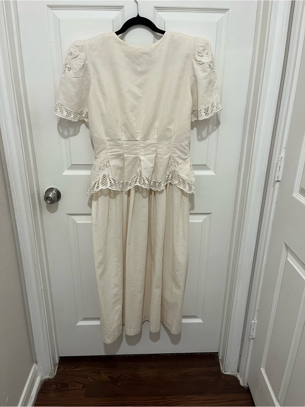 Vintage Plaza South 1980s Romantic Victorian Revival Dress Size 10 - Picture 4 of 12